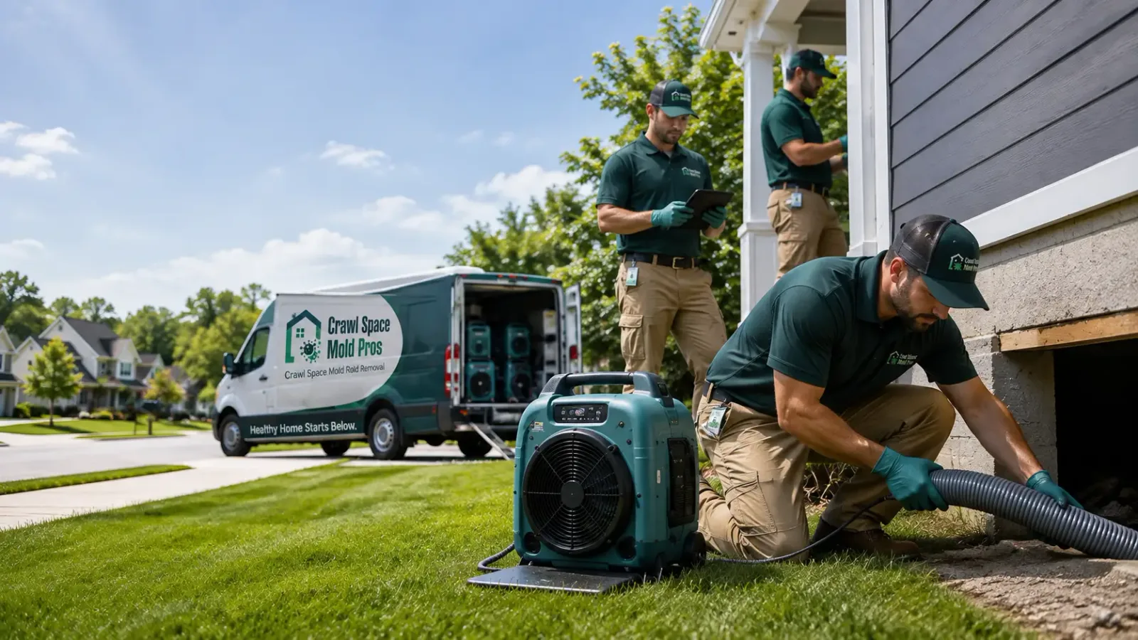 Crawl Space Mold Removal in Monroe, OH